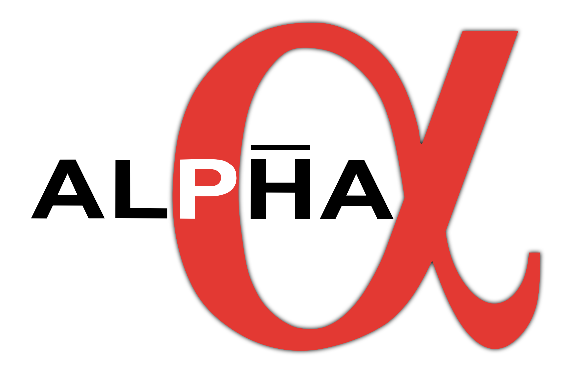 ALPHA Logo with glow png