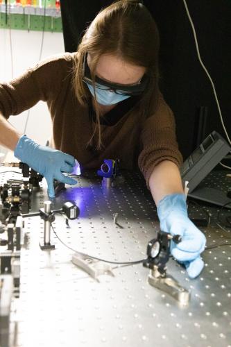 Asia aligning the ultraviolet laser