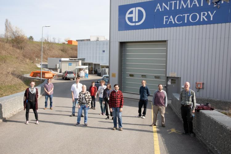 UK staff in front of the AD complex