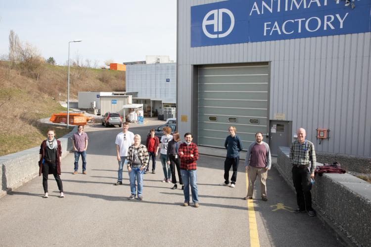 UK staff in front of the AD complex