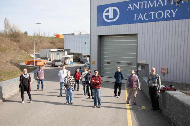 UK staff in front of the AD complex