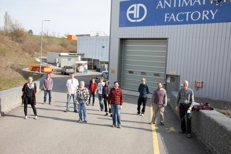 UK staff in front of the AD complex