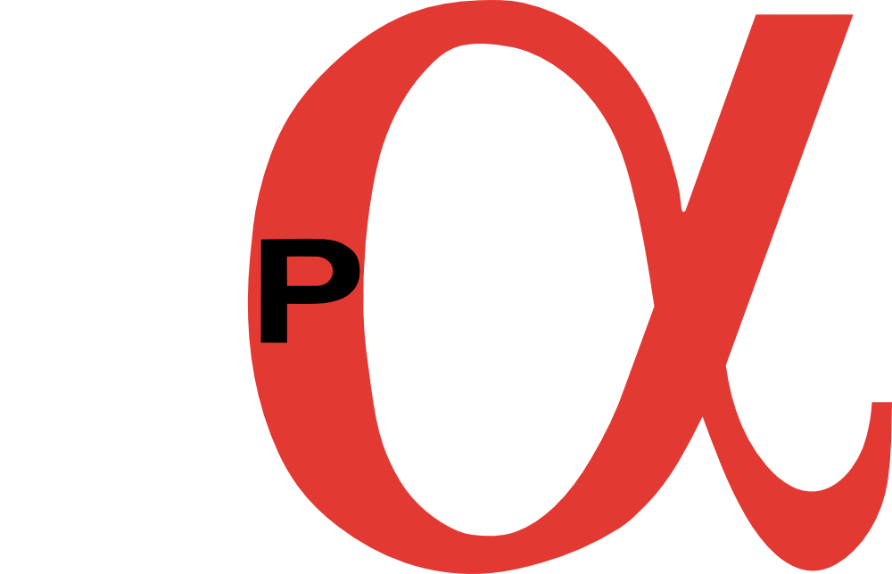 ALPHA logo inverted png