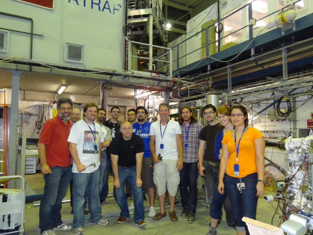 The construction team at CERN