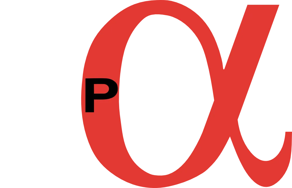 ALPHA logo inverted png