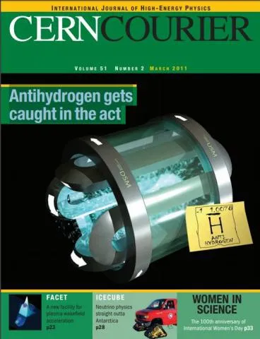 ALPHA on the Cover of the CERN Courier