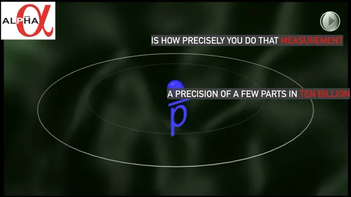 The ALPHA experiment observes light spectrum of antimatter for the first time